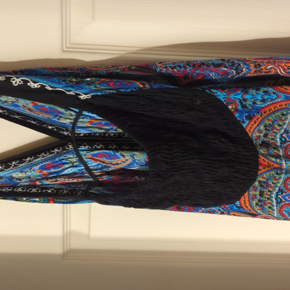 Paisley Scarf Halter Dress - Picture 4 of 4